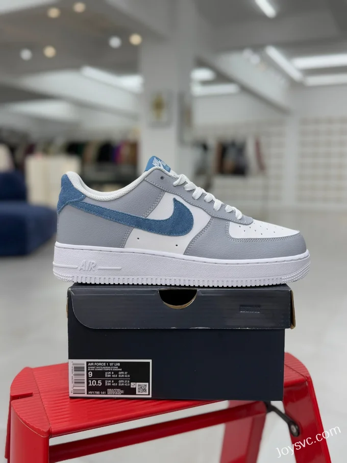 Nike Air Force 1 White Grey Blue HV1795-141