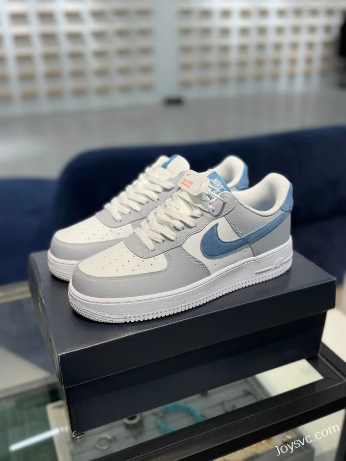 Nike Air Force 1 White Grey Blue HV1795-141