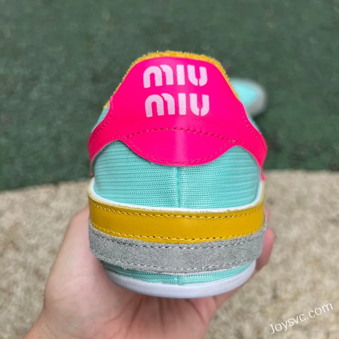 MIU MIU Bella Lily Grey Blue Pink Training Shoes