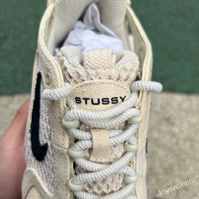 Stussy x Nike Air Zoom Spiridon Cage 2 in Desert Beige