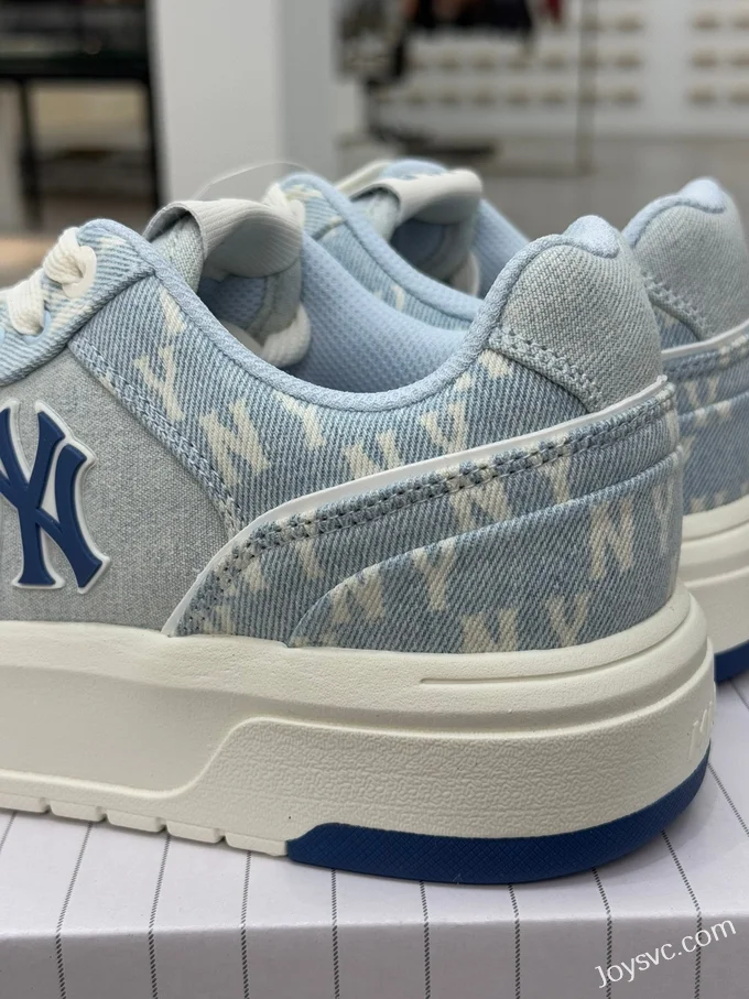 MLB Chunky Liner Denim Blue White Dad Shoes