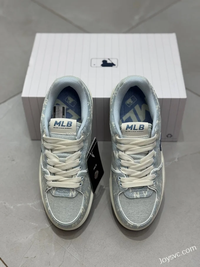 MLB Chunky Liner Denim Blue White Dad Shoes