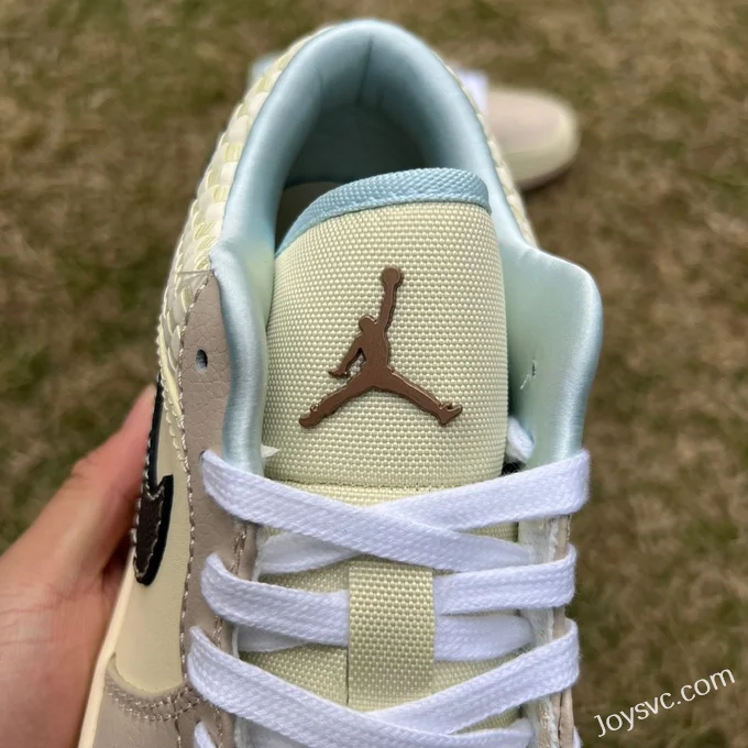 Air Jordan 1 Low HQ3440-101 Beige Brown Pure Version