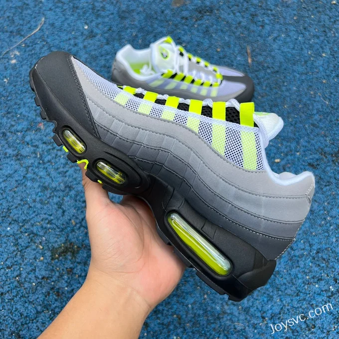 Nike Air Max 95 OG Neon White Grey Black Green Running Shoes CT1689-001