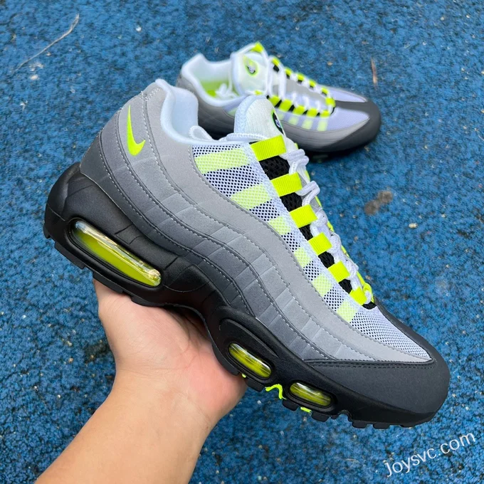 Nike Air Max 95 OG Neon White Grey Black Green Running Shoes CT1689-001