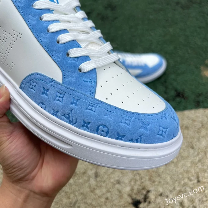 Louis Vuitton Beverly Hills Sneaker White Blue