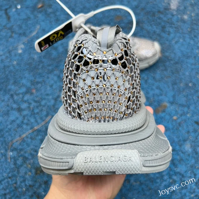 Balenciaga 10XL Grey Mesh Sneakers