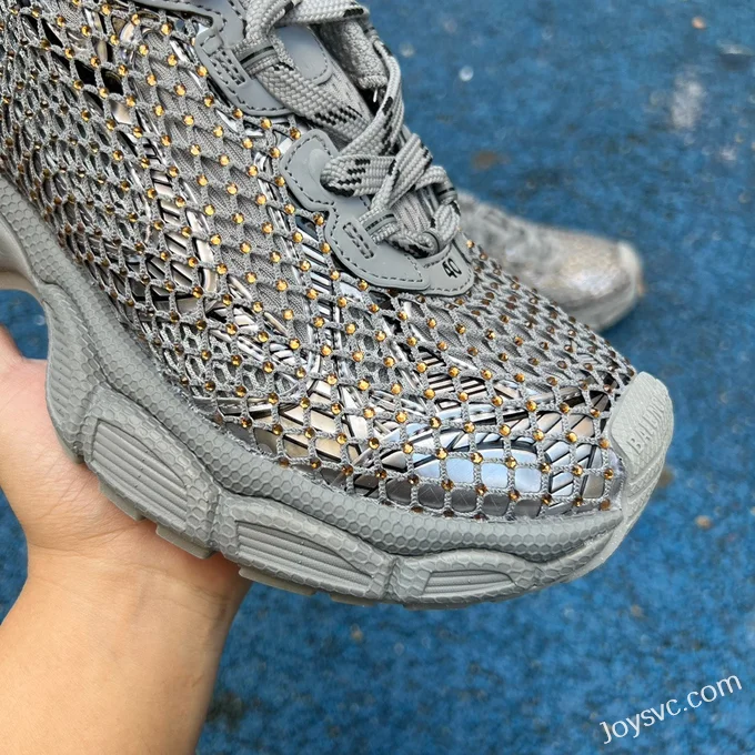 Balenciaga 10XL Grey Mesh Sneakers