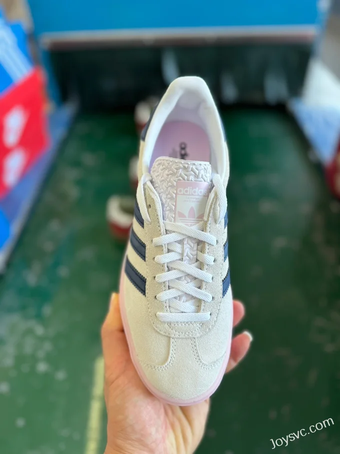 Adidas Gazelle Bold White Blue Pink Retro Sneakers IE6508