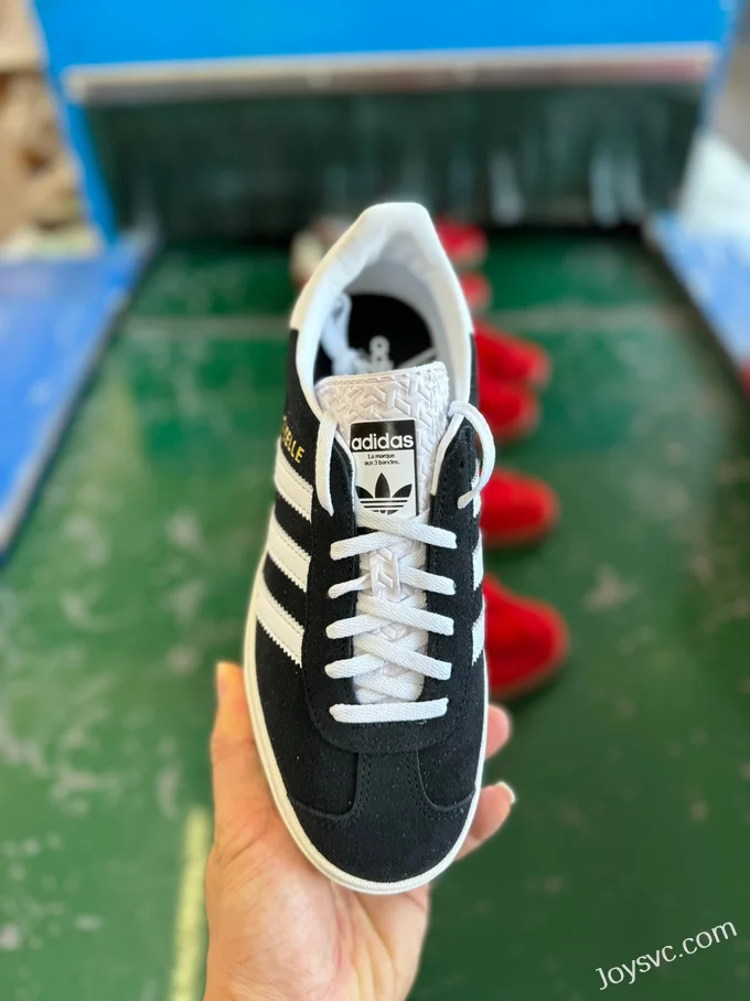 Adidas Gazelle Bold Black White Retro Sneakers HQ6912