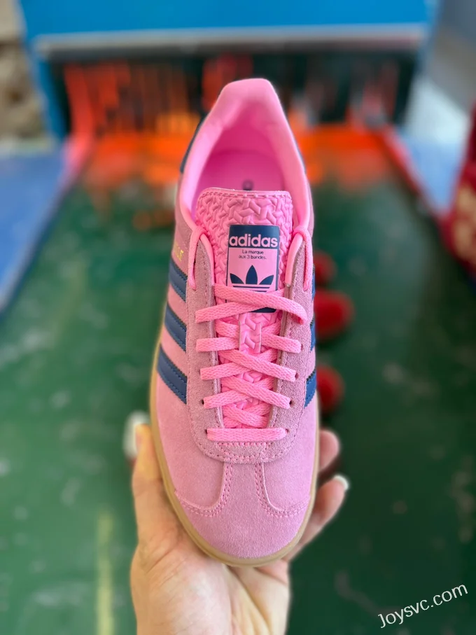 Adidas Gazelle Bold Pink Blue Retro Sneakers HO6122