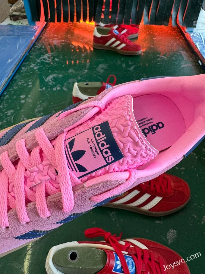 Adidas Gazelle Bold Pink Blue Retro Sneakers HO6122