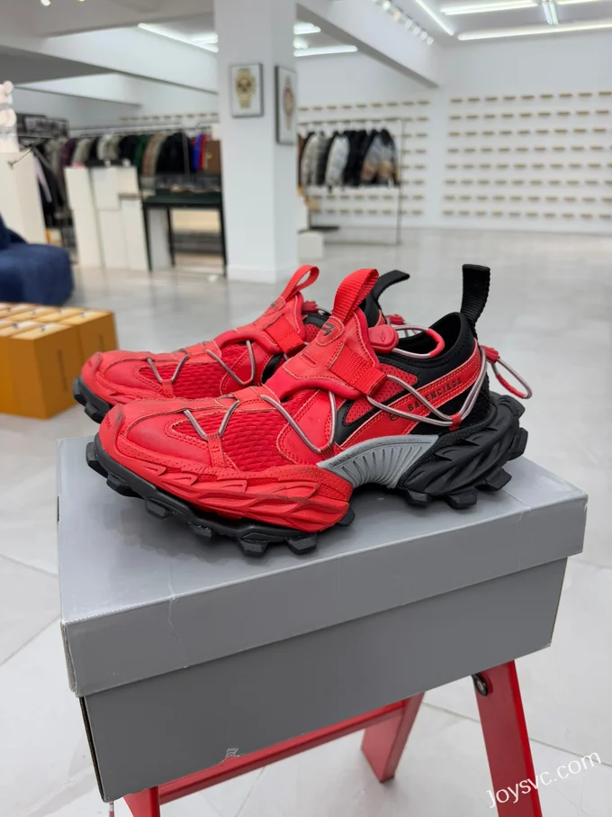 Balenciaga 15th Gen 18XL Hiking Outdoor Black Red Sneakers