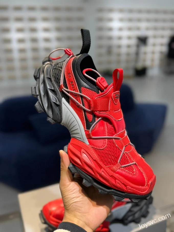 Balenciaga 15th Gen 18XL Hiking Outdoor Black Red Sneakers