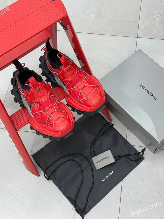 Balenciaga 15th Gen 18XL Hiking Outdoor Black Red Sneakers