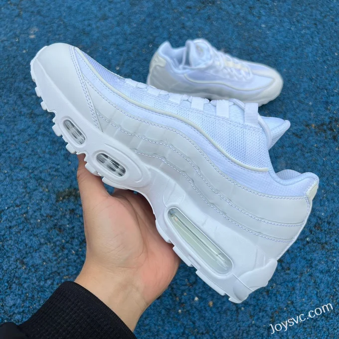 Nike Air Max 95 OG Neon White Running Shoes CT1268-100