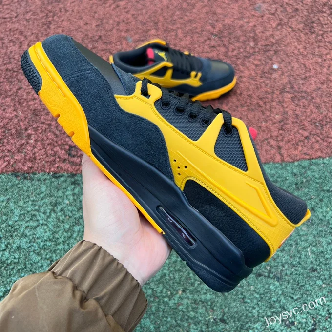 Air Jordan 4 RM FQ7939-007 Low Black Yellow