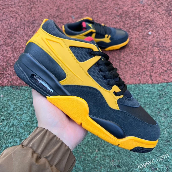 Air Jordan 4 RM FQ7939-007 Low Black Yellow