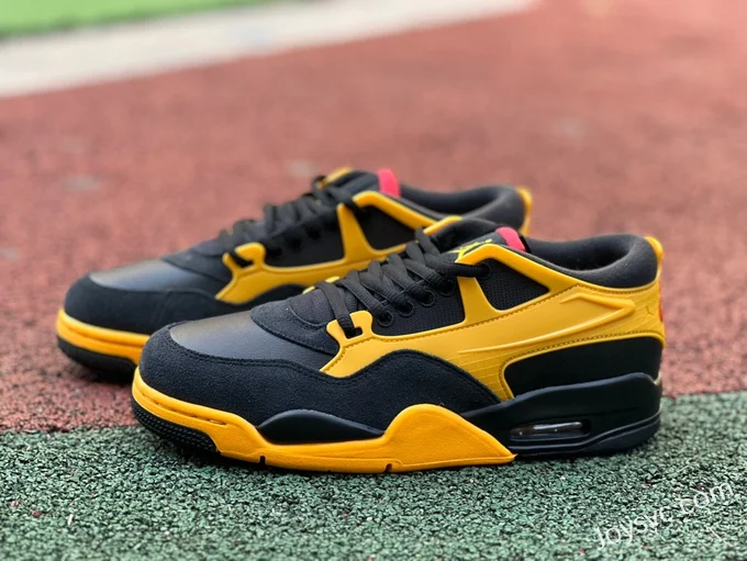 Air Jordan 4 RM FQ7939-007 Low Black Yellow