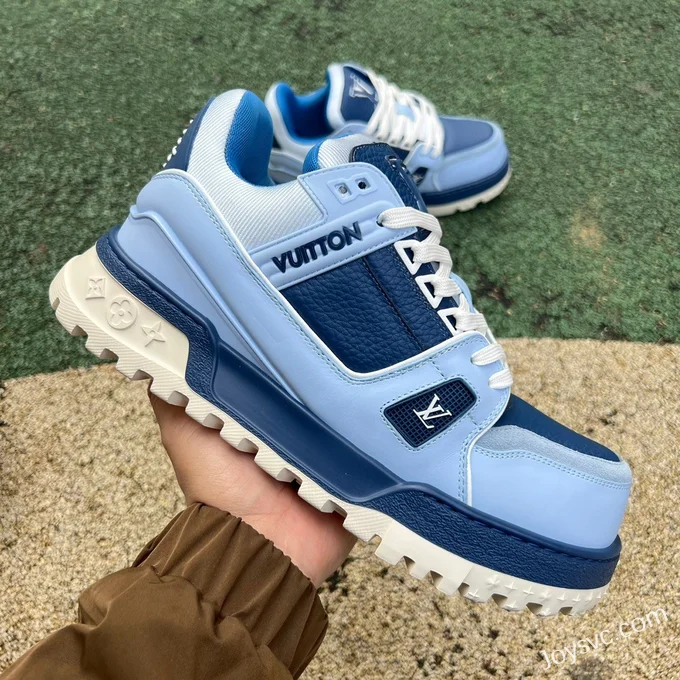 Louis Vuitton Trainer Maxi Porcelain Blue