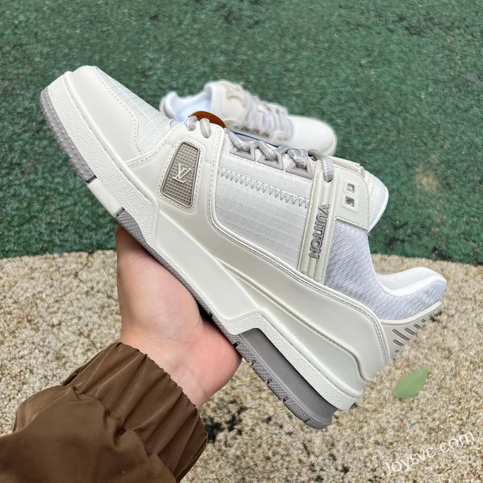 Louis Vuitton Trainer Beige Grey