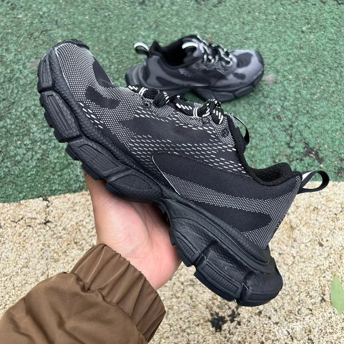 Under Armour x Balenciaga 3XL Black Sneakers