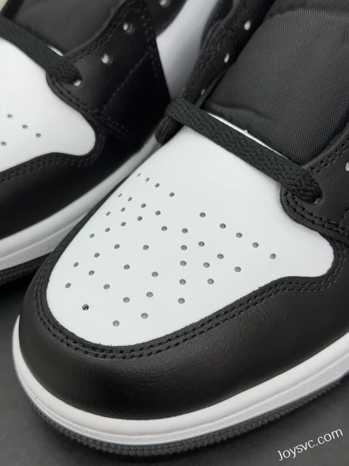 Air Jordan 1 Mid Black White Grey