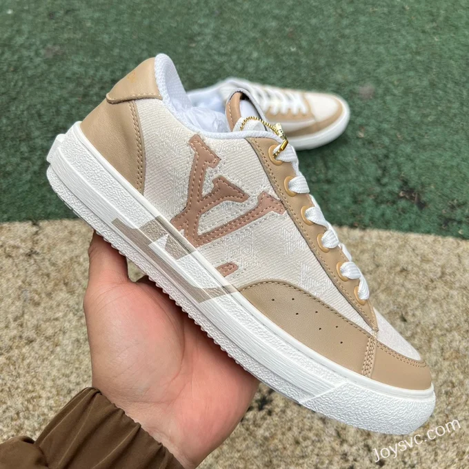 Louis Vuitton Charlie Denim Low White Brown