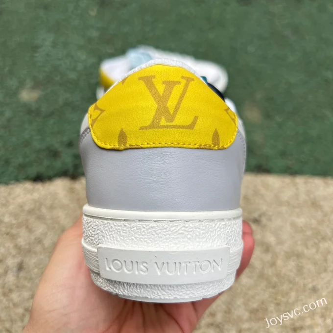 Louis Vuitton Charlie Denim Low White Grey