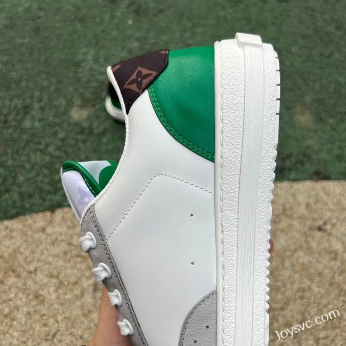 Louis Vuitton Charlie Denim Low White Grey Green