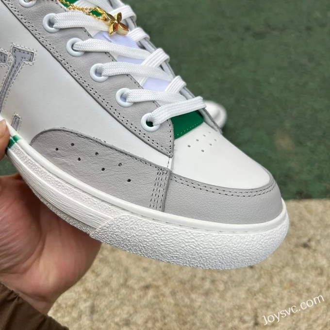 Louis Vuitton Charlie Denim Low White Grey Green