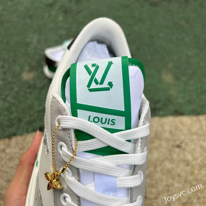 Louis Vuitton Charlie Denim Low White Grey Green