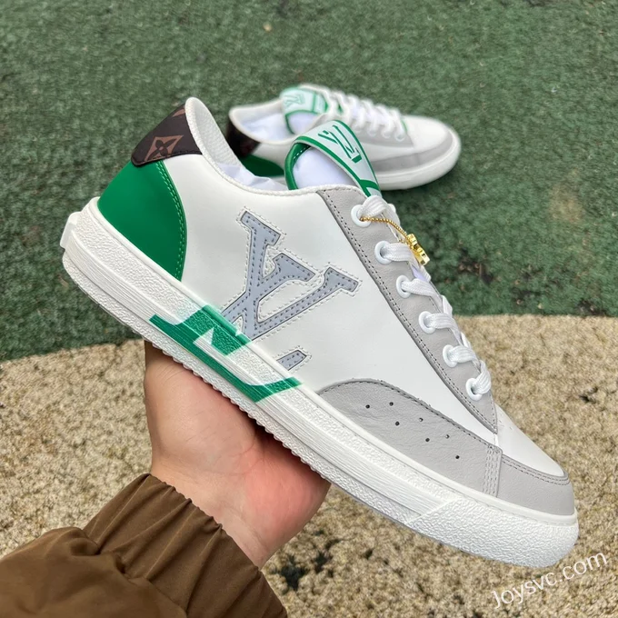 Louis Vuitton Charlie Denim Low White Grey Green