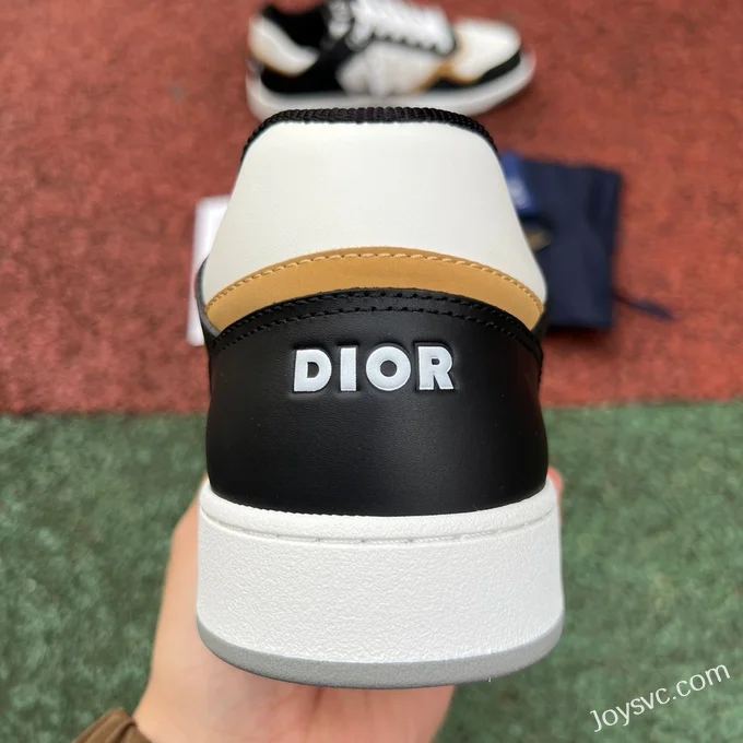 DIOR B27 Low Top White Black Brown Sneakers