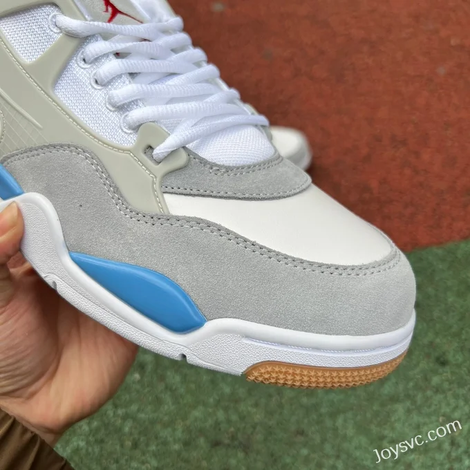 Air Jordan 4 RM FQ7939-104 Low White Grey Blue