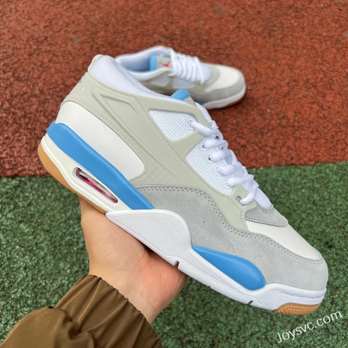 Air Jordan 4 RM FQ7939-104 Low White Grey Blue