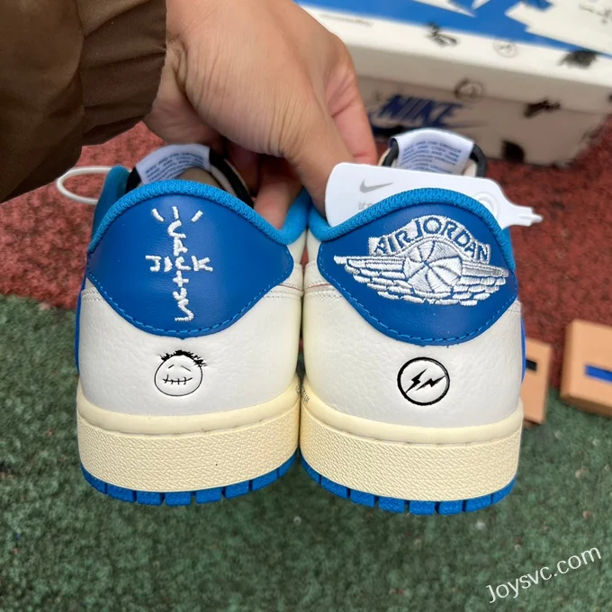 Travis Scott x Air Jordan 1 Low DM7866-104 Fragment Blue White 2.0