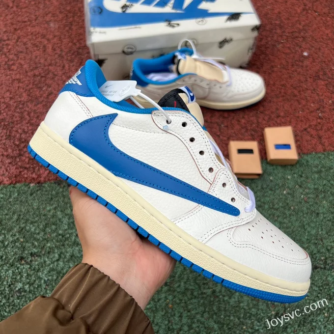 Travis Scott x Air Jordan 1 Low DM7866-104 Fragment Blue White 2.0