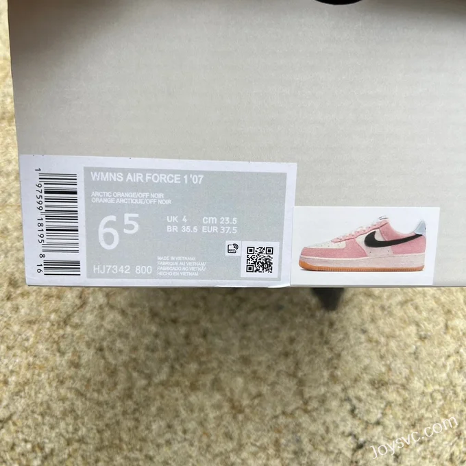 Nike Air Force 1 '07 LV8 White Pink Black HJ7342-800