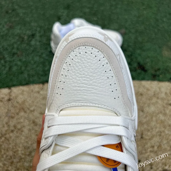 Louis Vuitton Trainer Denim Pure White