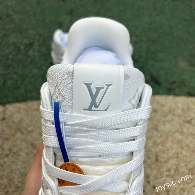 Louis Vuitton Trainer Denim Pure White