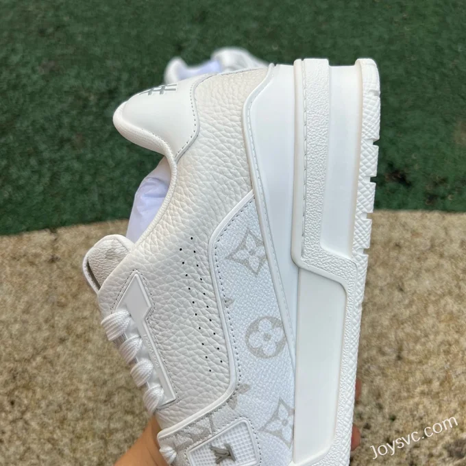 Louis Vuitton Trainer Denim Pure White