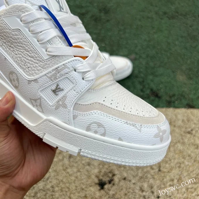 Louis Vuitton Trainer Denim Pure White