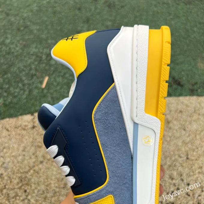 Louis Vuitton Trainer Blue Yellow