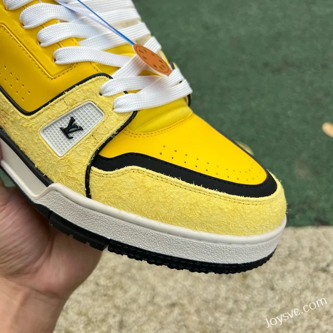 Louis Vuitton Trainer Yellow Black