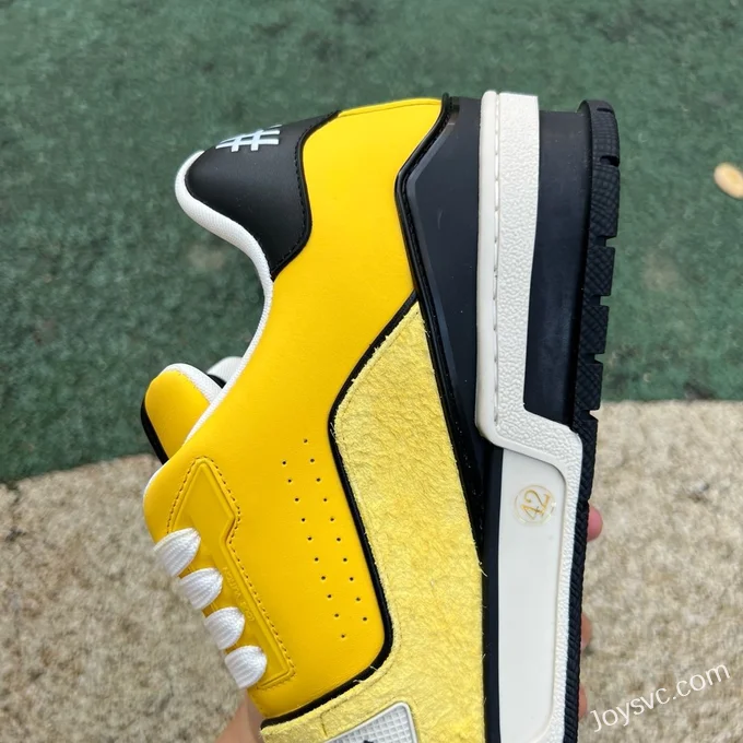 Louis Vuitton Trainer Yellow Black