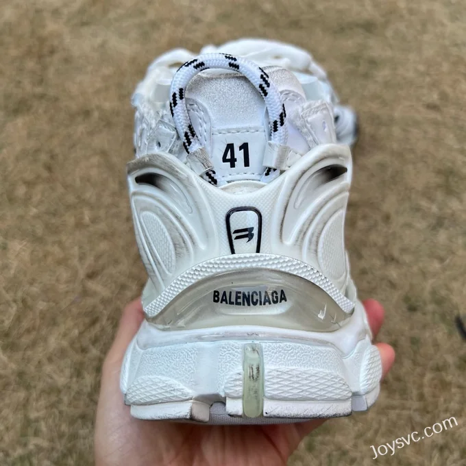 Balenciaga Runner 7.5 White Black Sneakers