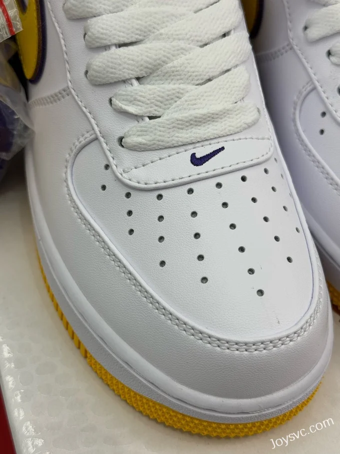 Kobe Bryant x Nike Air Force 1 White Yellow Purple FZ1151-100