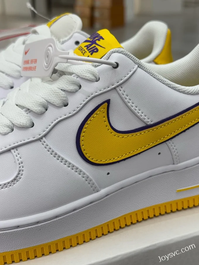 Kobe Bryant x Nike Air Force 1 White Yellow Purple FZ1151-100