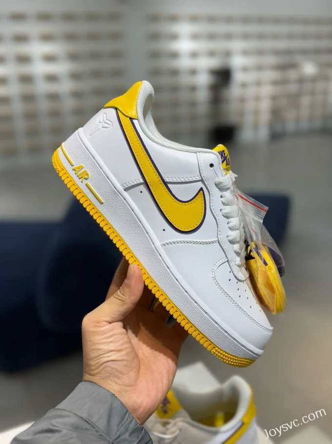 Kobe Bryant x Nike Air Force 1 White Yellow Purple FZ1151-100